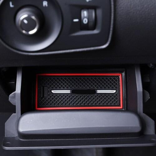 12pcs for MG MG6 2018-2019 Door Groove Pad Water Cup Pad Anti-skid Storage Groove Interior decorate