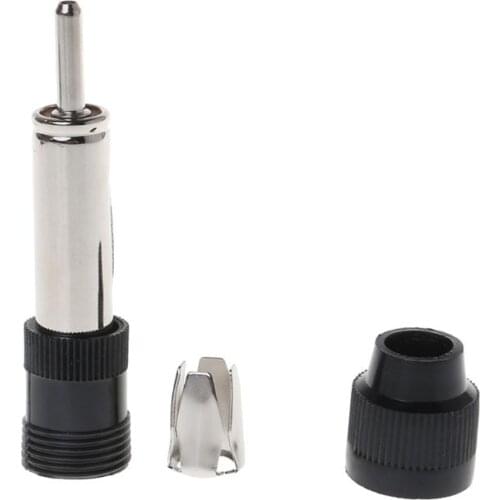 2021 New Male Car Auto Radio Steoro Aerial ANTENNA PLUG Repair Adapter Connector Plastic Handle DIY Aerial Adapter Socket