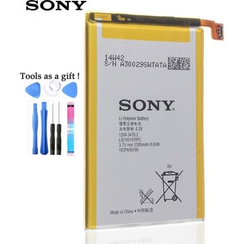 Original Sony LIS1501ERPC Battery For SONY Xperia ZL L35h ZQ L35i C6502 C6503 C6506 2330mAh