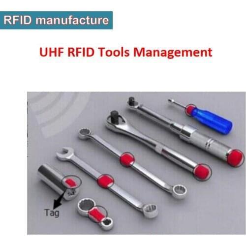 PCB passive UHF RFID Anti meta tag 860-960MHz IMPINJ MONZA4 96 bits work for UHF RFID fixed reader in UHF RFID tool management