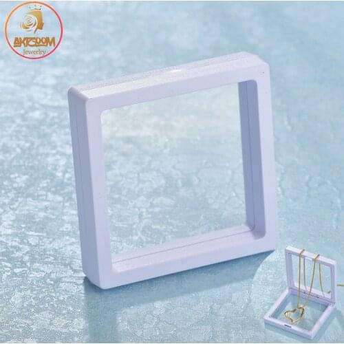 Akizoom Jewelry Gift Box Bracelet Necklace Multiple Design Organizer Storage Box Paper Cardboard Packaging Container with Sponge