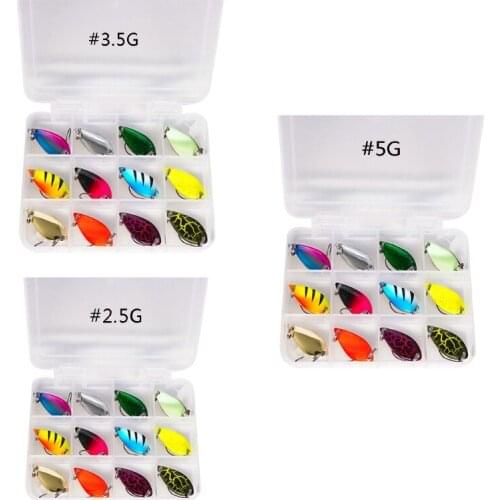 Single Hook Scoop-Shnner Sequins Hard Baits Lures Rotating Spinner Fishing Lure Fishing Tackle For Bass Perch Artificial Hook