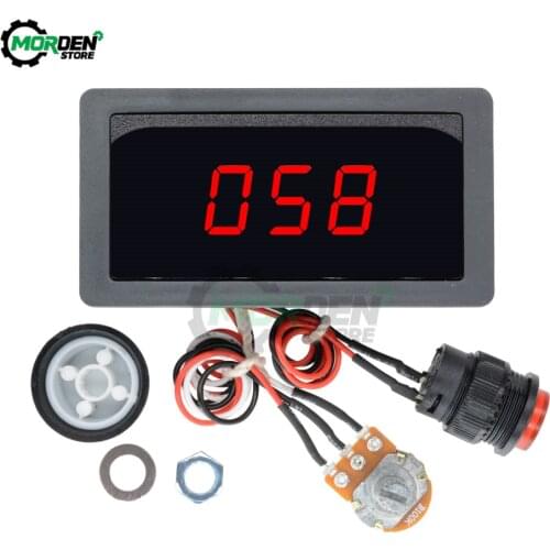 DC 6V-30V Adjustable 16kHz PWM Motor Speed Controller LED Motor Speed Regulator Fan Light Dimmer Control Switch 12V 24V