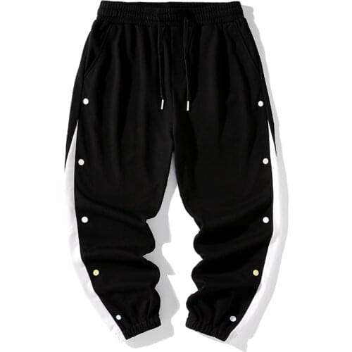 2021 Spring Cotton Joggers Pants Men And Women Elastic Waist Sweatpants Fashion Street Sports Cropped Trousers Male Female 3XL