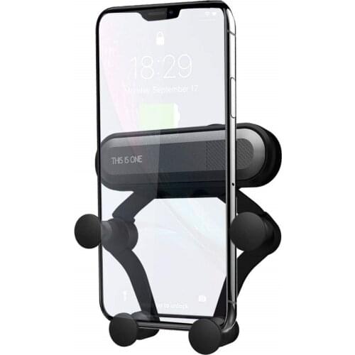 Cell Phone Car Mount Air Vent Stand Auto-Clamping Shockproof and no noise Universal Gravity Mobile Phone Holder GPS Navigation