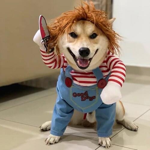 Pet Dog Funny Clothes Dogs Cosplay Costume French Bulldog Halloween Christmas Comical Outfit Pet Cat Dog Festival Party Clothing