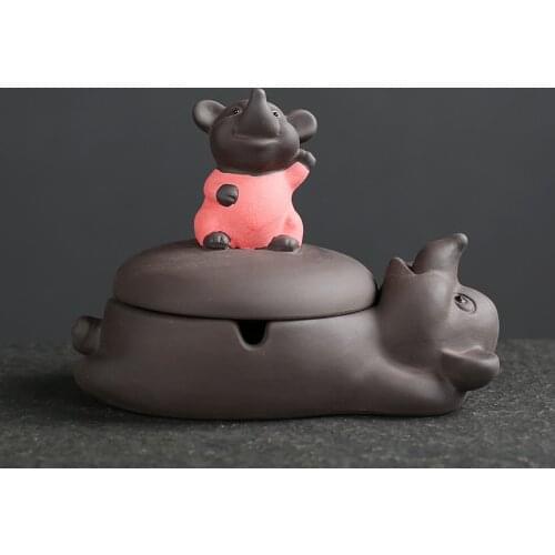 Fun retro cartoon mouse ashtray ashtray