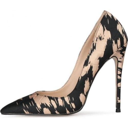 2021 Summer Womens Pumps Pointed Stiletto High Heels Sexy Fashion Color Matching Black White Large Size Single Shoes Sandalias