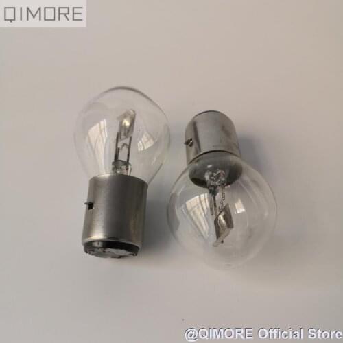 2 pieces Scooter Moped Motorcycle Headlight Bulb S2 B35 BA20d 12V 35/35W