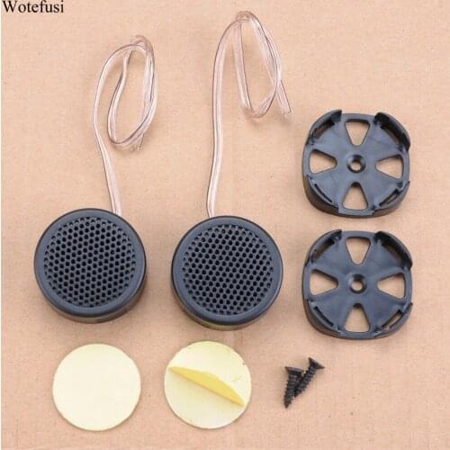 Wotefusi Car Audio Super Power Loud Dome Tweeter Speakers Black 500W Universal 89 dB [QPA429]