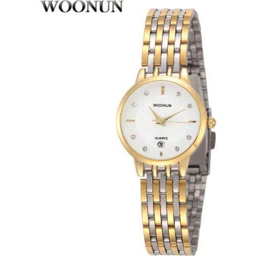 Luxury Gold Watches Women Fashion Small Watches Stainless Steel Quartz Wristwatches Womens Watches Female Watches Reloj Mujer