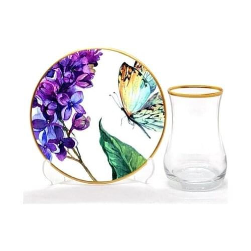 Drop Tea Set 12 pieces Butterfly