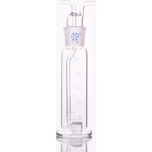 Sand board gas washing bottle,Capacity 250ml,Monteggia gas washing bottle with sand plate