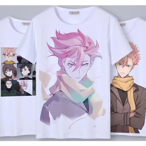 ID INVADED Cosplay T Shirt Cartoon Narihisago Akihito Printed Summer T-Shirt Japanese Anime Top Tee Fashion tshirt Costume