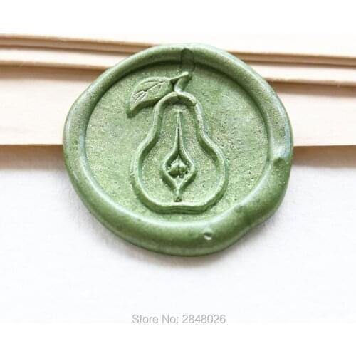 Pear Seal Stamp,plant seal stamp,Fruit Wax Seal Stamp Kit, Fruit seals,gift packing harvest party seal