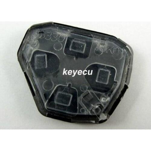 KEYECU 10pcs/lot Replacement New 4 Buttons for Toyota Key Cover A Distance ( only the case for the Board )