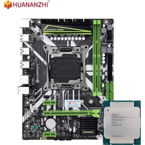 HUANANZHI X99 8M Motherboard with Intel XEON E5 2620 V3 Combo Kit Set LGA2011-3 All Series NON-ECC Memory NVME SATA USB3.0