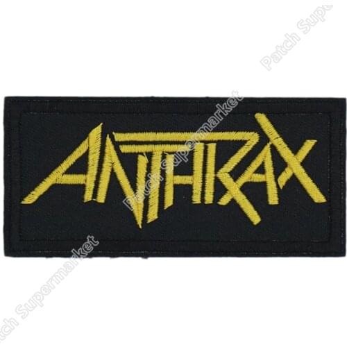 ANTHRAX Heavy Metal Band Music Iron On/Sew On Patch Tshirt TRANSFER MOTIF APPLIQUE Rock Punk Badge