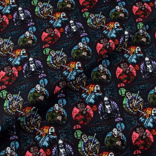 Cartoon Popular Movie Design Cotton Fabric for Kids Clothes Patchwork Cloth Slipcover Cushion Cover DIY Sewing Material