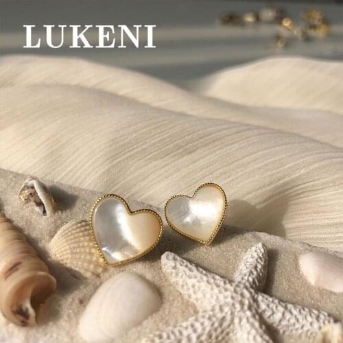 Original 14k Gold Heart Earrings Fashion Lady Jewellery Accessories Sweet And Fresh Earring Design 925 Silver Ear Studs
