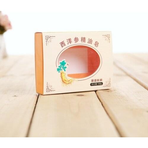 Latest fashion eco friendly luxury carton gift paper custom box packaging with PVC window ---DH10323