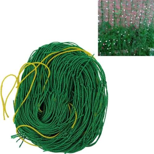 1.8x1.8m Mesh Practical Cucumber Vine Plants Climbing Home Easy Apply Bitter Melon Flowers Nylon Garden Net