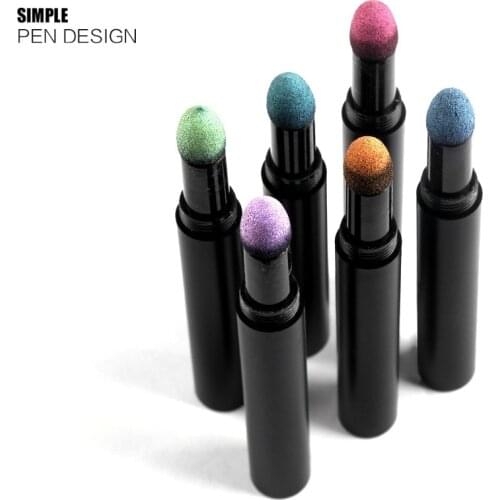 Nail Powder Cushion Pen Auroras Laser Mirror Nail Art Glitter Muticolor Chrome Holographics Nail Art Accessory