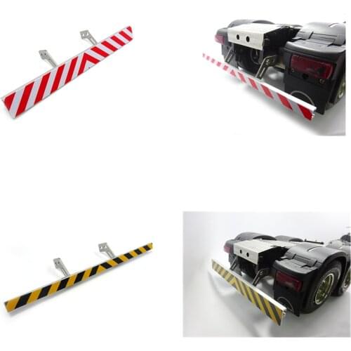 Rc Truck Tamiya Tractor Trailer Dumper Toys Frame Tail Bumper + Warning Stickers Decal For 1/14 Rc Cars VOLVO SCANIA MAN BENZ