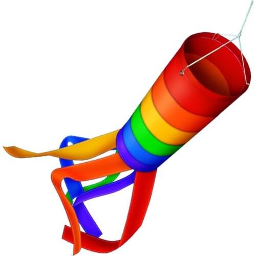 Outdoor Fun Sports NEW High Quality 1M Multicolor Windsocks Hung On The Car /Kite /As a Wind Vane Factory Direct