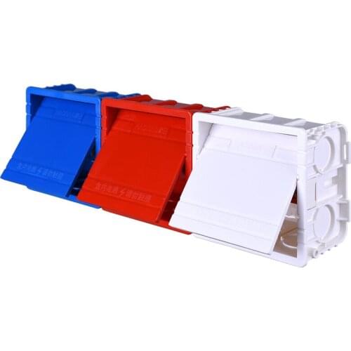 Standard Mounting Box Wall Hidden 86Type square Cassette touch Switch Socket Junction Dark Box Waterproof electrical accessories