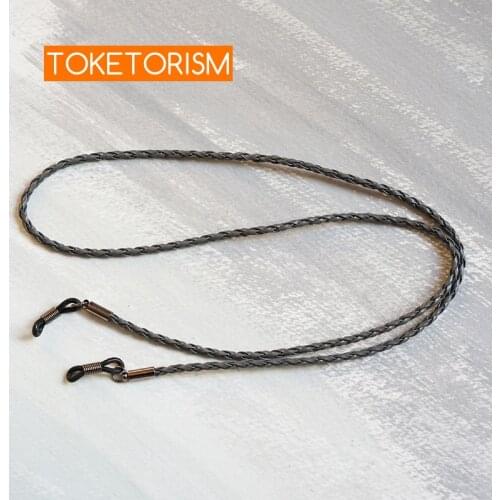 Toketorism artificial leather woven rope glasses chains for women and men sunglasses strap TM30
