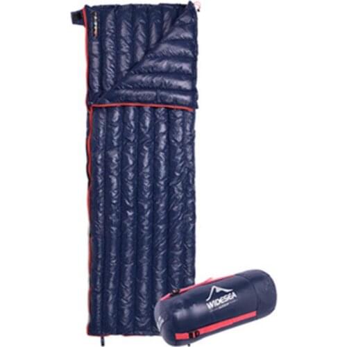 1PC White Duck Down Sleeping Bag Can Be Spliced Camping Field Warming Tool Outdoor Accessories Ultra-light Portable Four Seasons