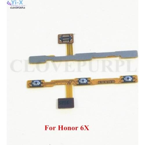 1PCS Phone Spare Parts Power Volume Button Key Flex Cable For Huawei Honor 6X Side Button Flex Cable Repair Parts