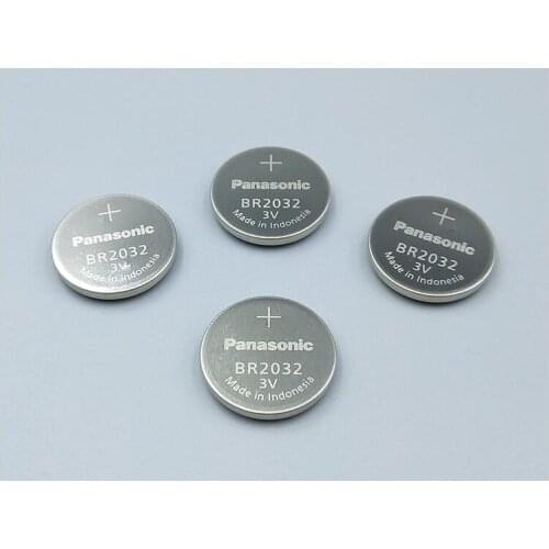 10pcs/lot Panasonic BR2032 BR 2032 3V Li-ion Battery High temperature Button Coin Batteries Cell
