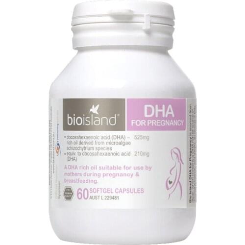 Australia Bio Isand DHA for Pregnancy Baby Infants KIDS Brain Nervous System Vision Healthy Growth Development Breast-feeding