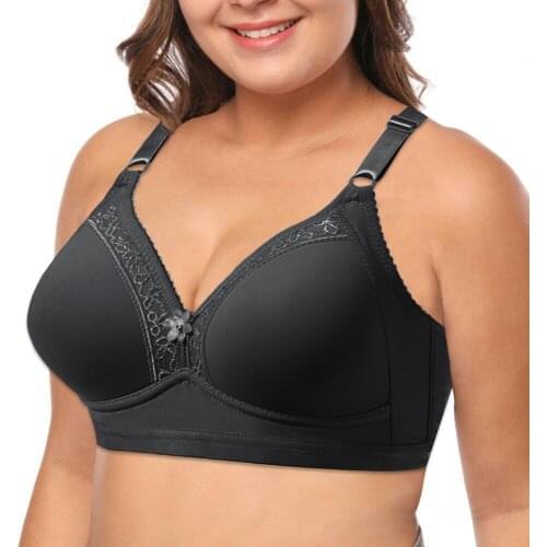 Womens Push Up Bra Wireless Brassiere Sexy Lingerie Tops Light Padded Bralette Underwear 75 80 85 90 95 100 105 A B C Cup