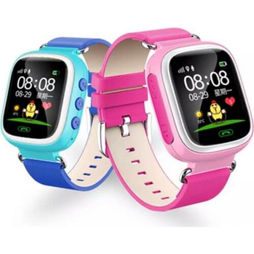 Q80 Childs safety Locator Tracker Smart Watches Touch screen with math Learn Anti-lost SOS Dial call phone watch Gift English