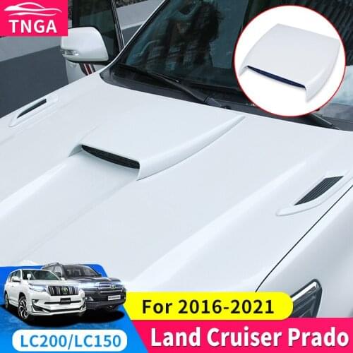 For 2016-2021 Toyota Land Cruiser Prado 150 200 modification accessories the engine housing decorative air outlet leaf plate