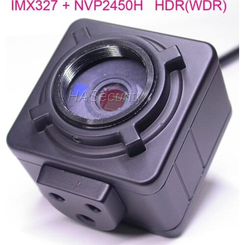 HDR (WDR) Box style AHD-H (1080P) / CVBS (D1) 1/2.8" SONY STARVIS IMX327 CMOS sensor + NVP2450 CCTV camera module +IRC filter