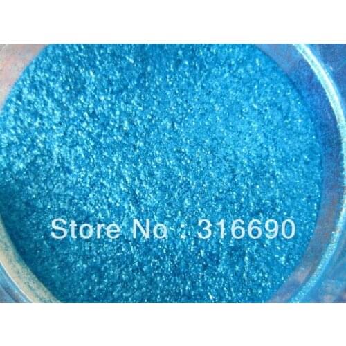 Cosmetic grade blue mica powder synthetic pigment