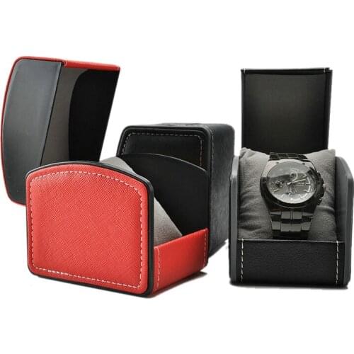 Lxury PU Leather Multifunction Watch Display Box, Portable Watch Packaging Gift Storage Box And Pillow Bag