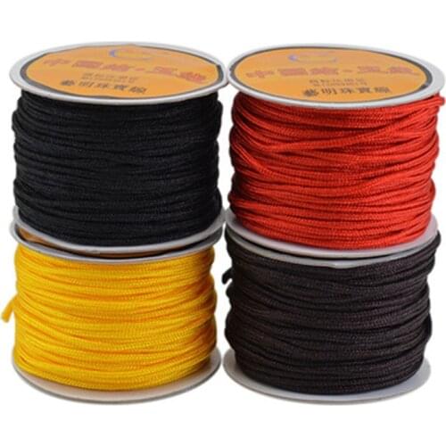 10m/lot 2mm Macrame Cord For Craft Bracelet Supplies Chinese Knot Thread String Beading Nylon Cord Tassels Findings Components