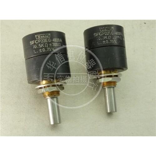 [VK] Stock Japan sakae SFCP22EG-4923A 10.5K 300R double conductive plastic potentiometer switch