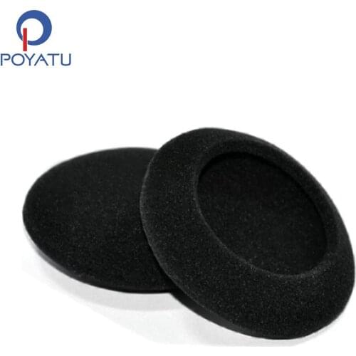 POYATU Earbuds Headphone Earpads For AKG K412P Soft Form Ear Pads For AKG K24P 50mm Ear Pads Cheap Replacement Sponge Covers