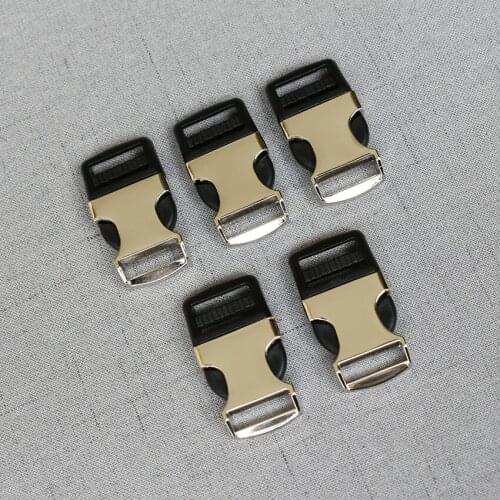 50 Pcs 20 mm Heavy Metal Release Buckle For Paracord Pet Dog Collar Sewing Diy Accessories Straps Belt Loop Breakaway Hardwar