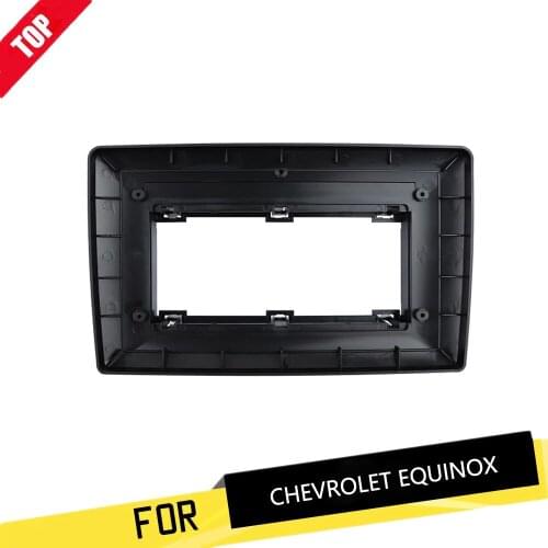 10.1 Inch Car Radio Fascia Frame Fit for CHEVROLET SILVERADO TAHOE EQUINOX IMPALA TRAVERSE 2007-2014 Double Din GPS Stereo Panel
