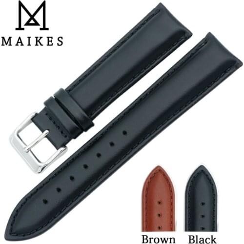 MAIKES Best Selling Watchbands 18mm 20mm 22mm 24mm Genuine Leather Watch Band Strap Bracelet Belt For Daniel Wellington DW