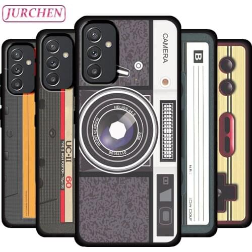 JURCHEN Silicone Phone Case For Samsung Galaxy A82 Matte Thin Back Cover For Samsung A82 SM-A862S Cute Cartoon Flower Painting