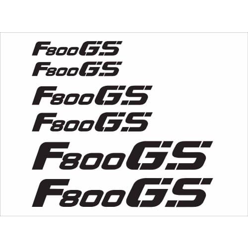 GS Motorcycle Reflective Decals "F800 GS"
