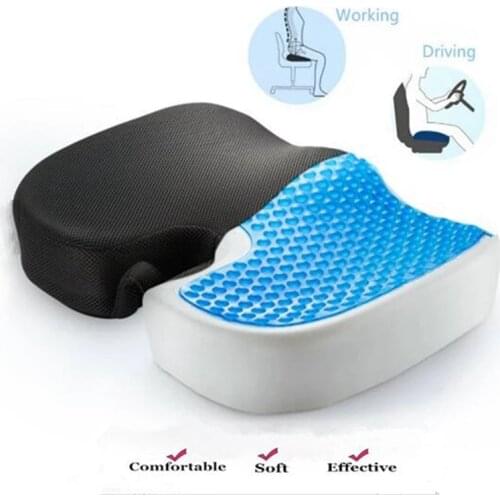 Gel Cushion Chair Memory Sponge Car Cushion Pregnant Woman Office Cushion Protection Healthy Breathable U-Shape Seat Cushions